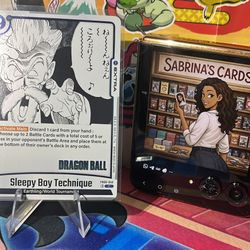 Dragon Ball 'Sleepy Boy Technique' Card