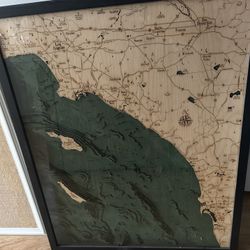 LA to San Diego wood map