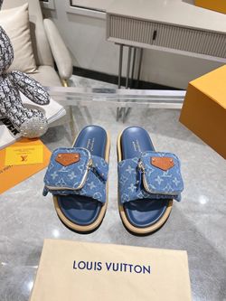 LV Women’s Slides With Box 2026 New