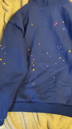 Medium Sp5der Hoodie TC Blue