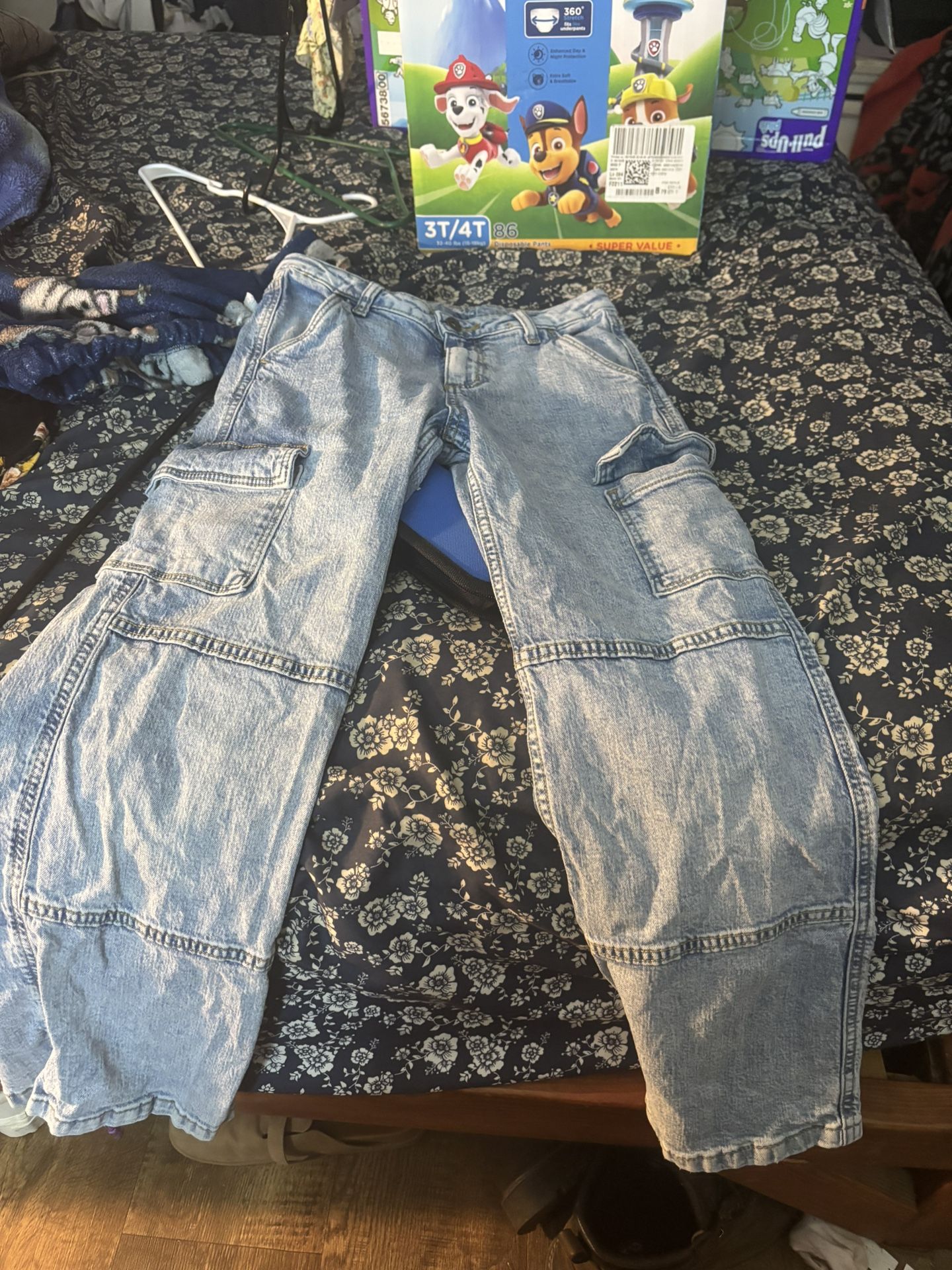 Girls Size 12 Cargo Jeans