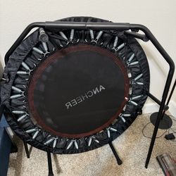 Trampoline With Support Bar