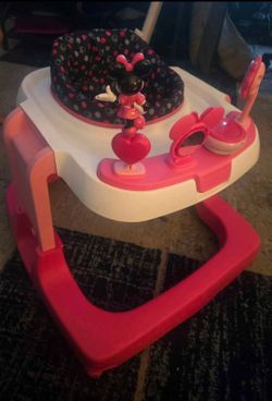 Minnie Mouse Baby Walker with Activity Tray