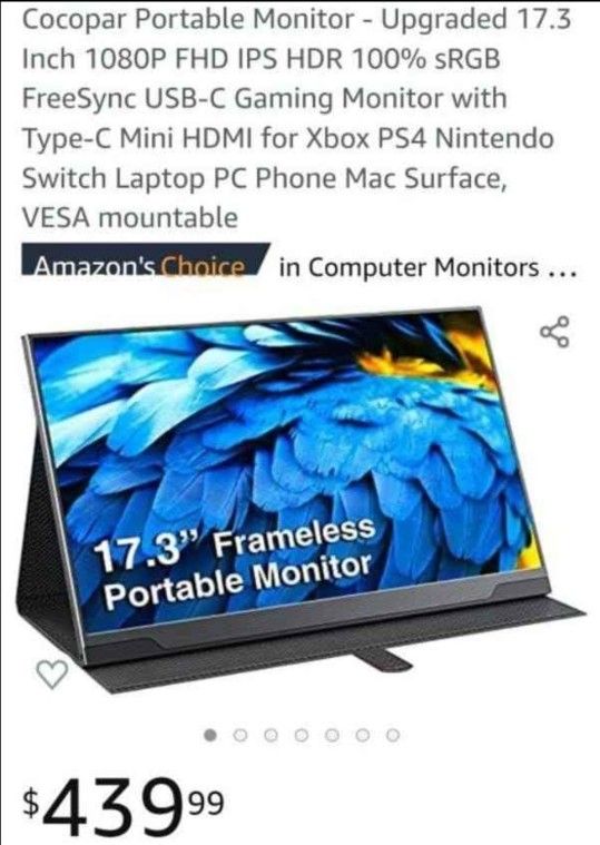 17.3" PORTABLE MONITOR