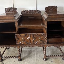 Jacobean Antique Cabinet For Sale 