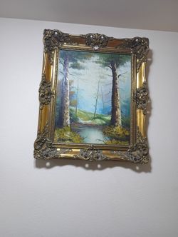 A Mancini Painting From Italy In The Early 1900's