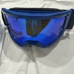 Brand New Fox Racing Main Goggles (Blue Mirror Lens) – Still in Packaging