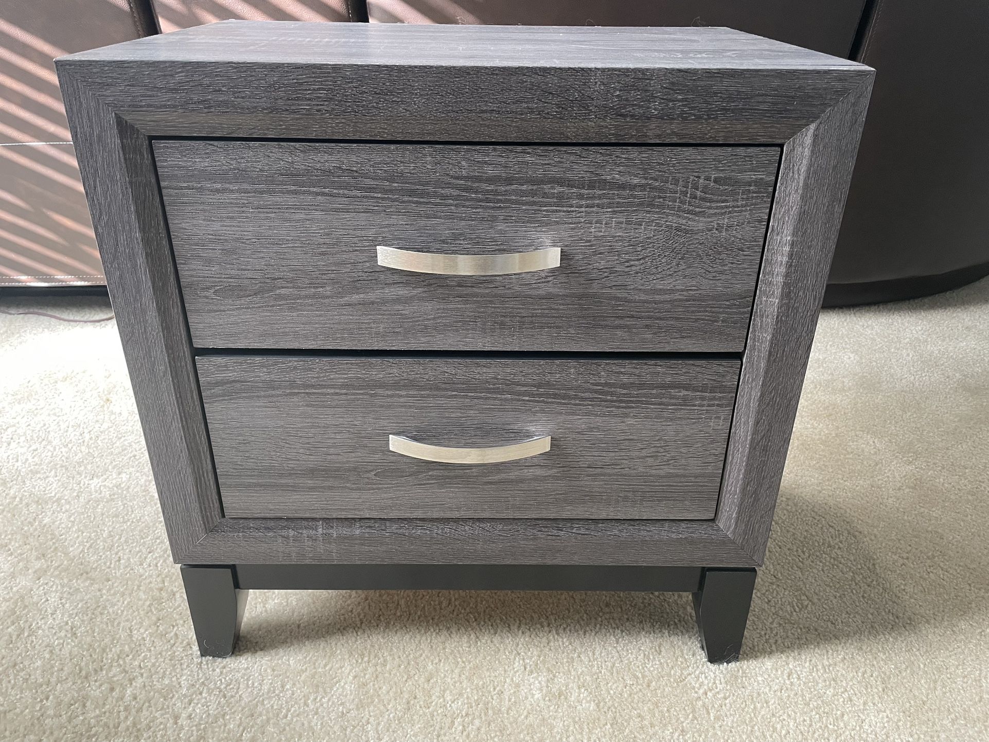 Wood End Table