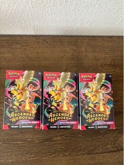Ascended heroes booster bundles