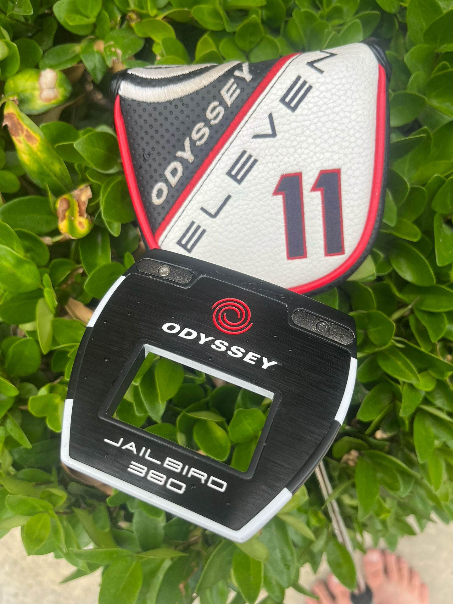 MINT ODYSSEY JAILBIRD 380 LIMITED EDITION MILLED TUNGSTEN WEIGHTED PUTTER 36 3/4” W SUPER STOKE 20” GRIP