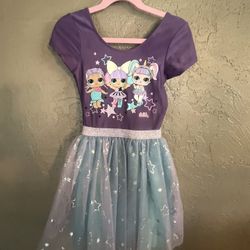 Little Girls LOL Dress (size S 6-6x)