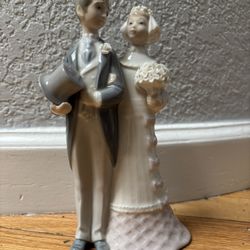 Lladro Porcelain Wedding Couple 