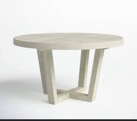 Joss and main Grey extendable dining room table - grey wooden