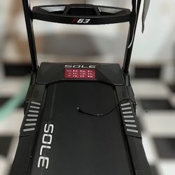 USED Sole F63 Treadmill
