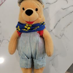 VINTAGE WINNIE THE POOH 9" PLUSH CHARACTER SEE DESCRIPTION 