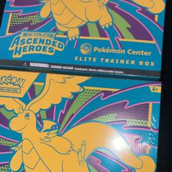 Ascended Heroes Pokémon center elite Trainer Box