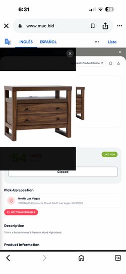 2 2nd table new still in box (no assambled color walnut) $$100