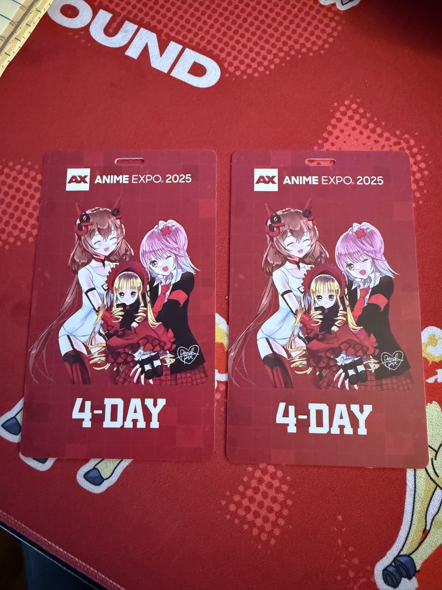 Anime Expo Tickets **read description**