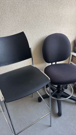 Office chair with barstool , barstool is for free