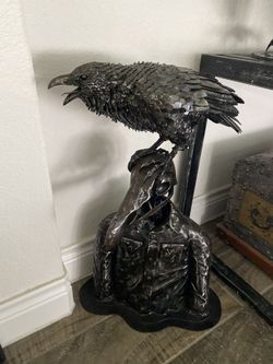 Crow Statue