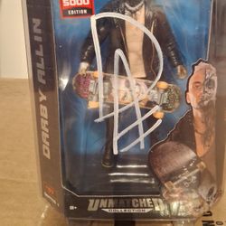 AEW CHASE DARBY ALLEN 1 OF 5000 AUTOGRAPH COLLECTIBLE ACTION FIGURE 