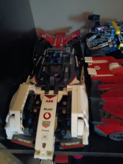 Various Hotwheels And Other Scale Cars, Legos And Motorcycles