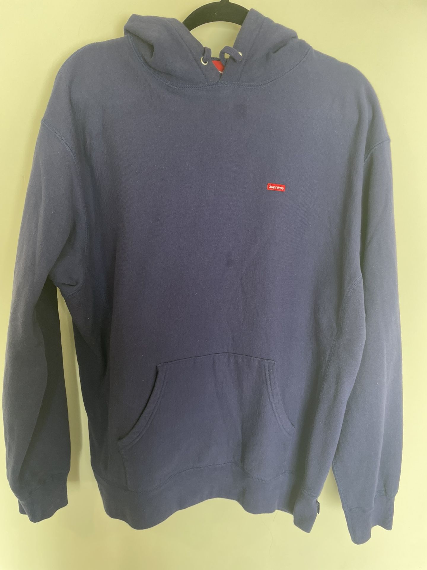 Supreme Small Box Hooded Sweatshirt Purple Sz M