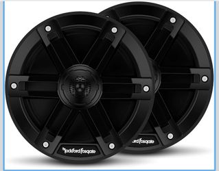 Rockford Fosgate M0-65B 6.5" Coaxial Full Range Speakers - Black (Pair)