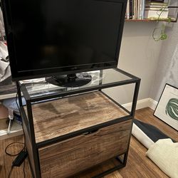Filing Cabinet And Stand 