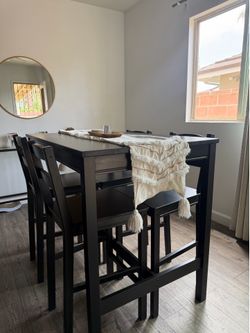 IKEA black dining table