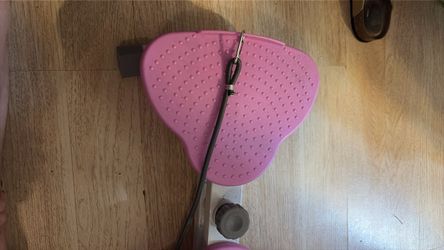 Pink Mini Stepper with Resistance Cord