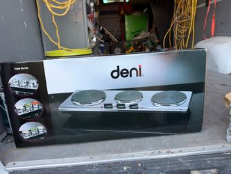 Deni Triple Burner Electric Hot Plate