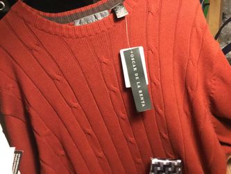 Men’s Oscar de Larent new sweater with tags