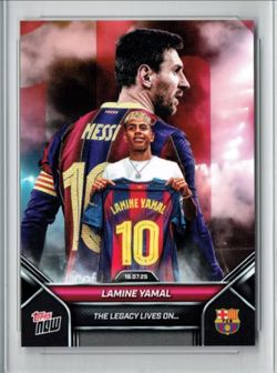Messi / Lamine Yamal #10 Past Present CGC