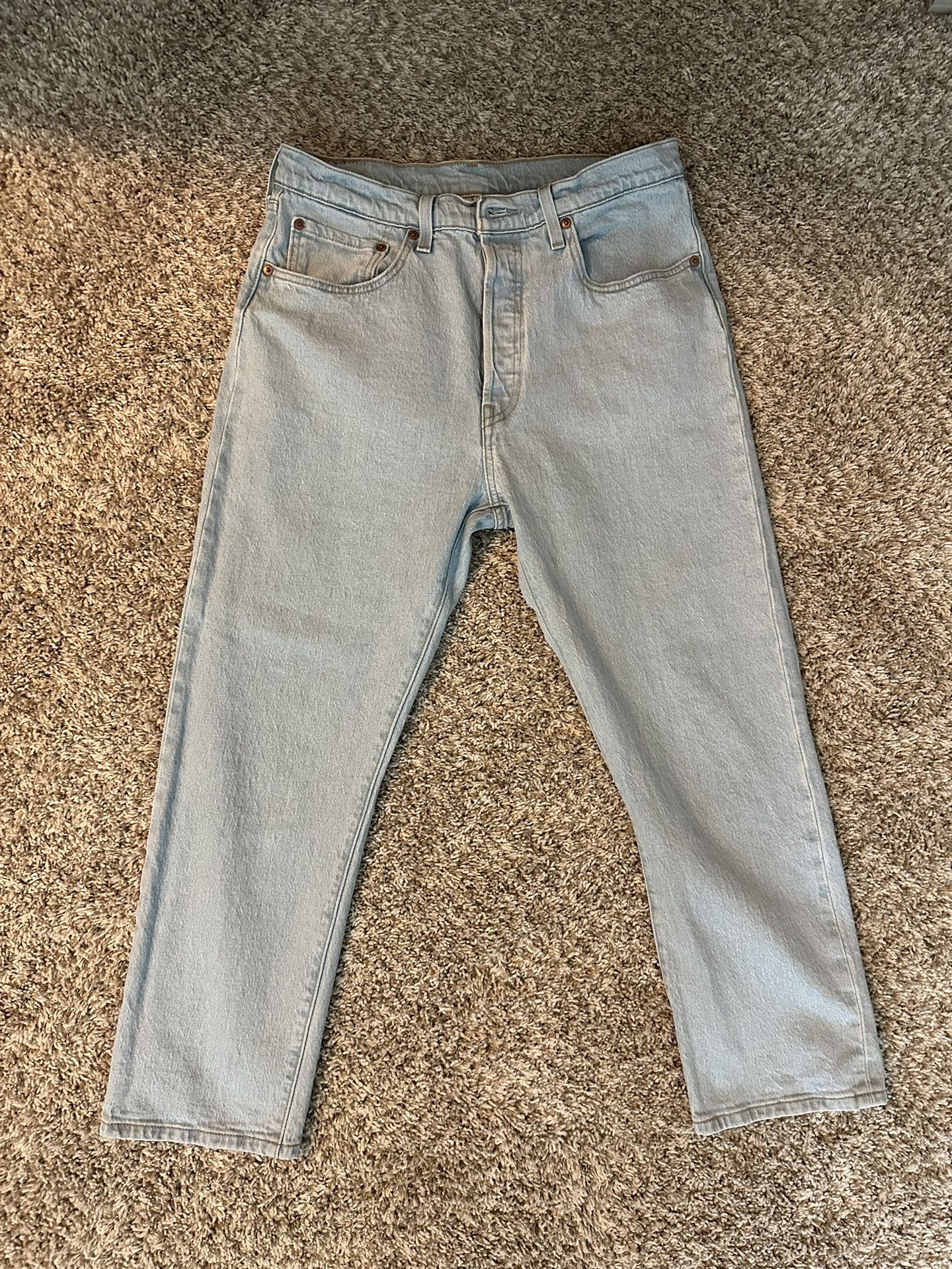 Levis jeans 501 light blue 