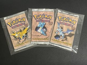 Pokemon Fossil Booster Packs 1999