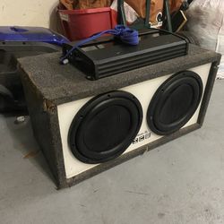 Diamond Audio Subs And Amp. FREE EXTRAS!