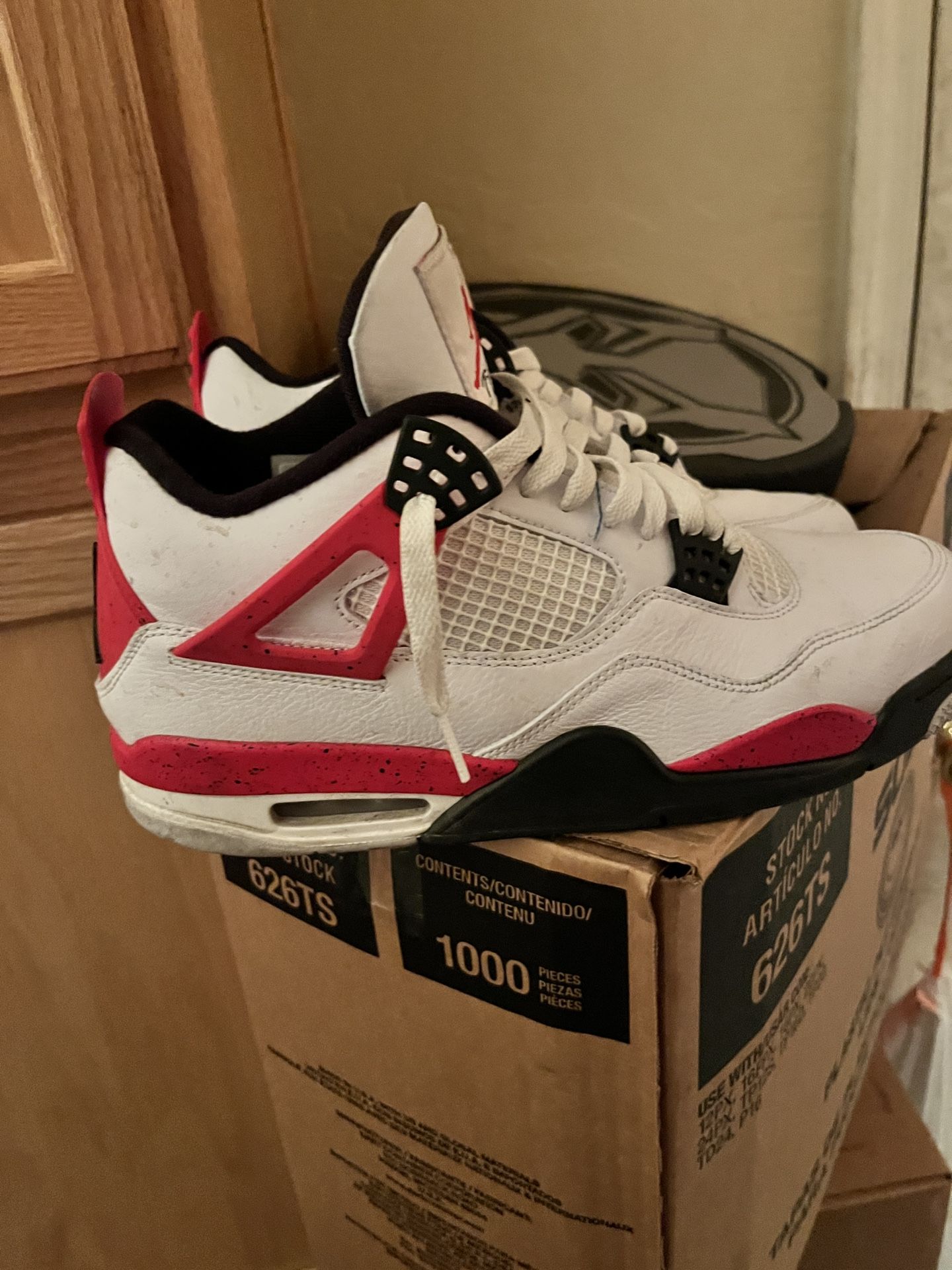 Jordan 4 Red cement