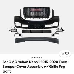 GMC Yukon Denali 2015-2020 Front Bumper Cover Assembly