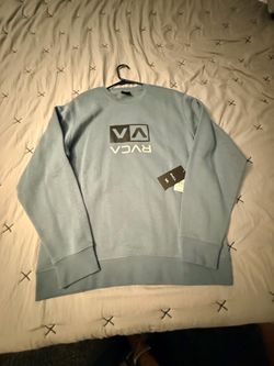 RVCA new with tags large crew neck sweatshirt blue