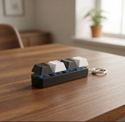 Mechanical Keyboard Keychain Fidget Toy