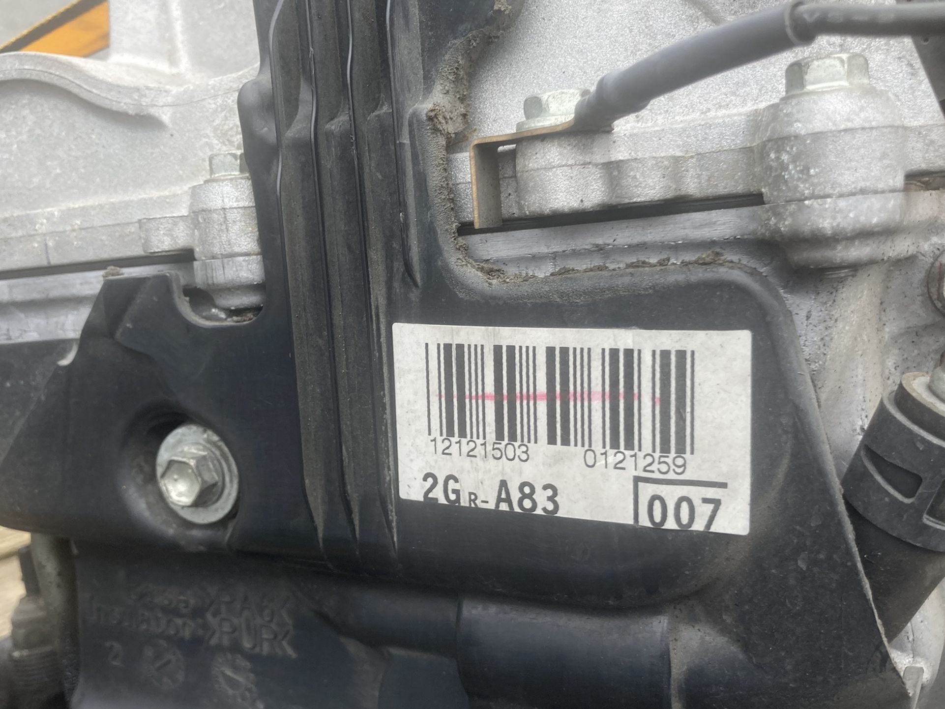 Engine And Transmission 2007 LEXUS RX 350