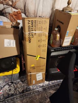 https://offerup.com/redirect/?o=eW5WSVNJT04uREVTSUdO Motorized TV Lift & Swivel Mount — Brand New in Box, 37"–80" TVs