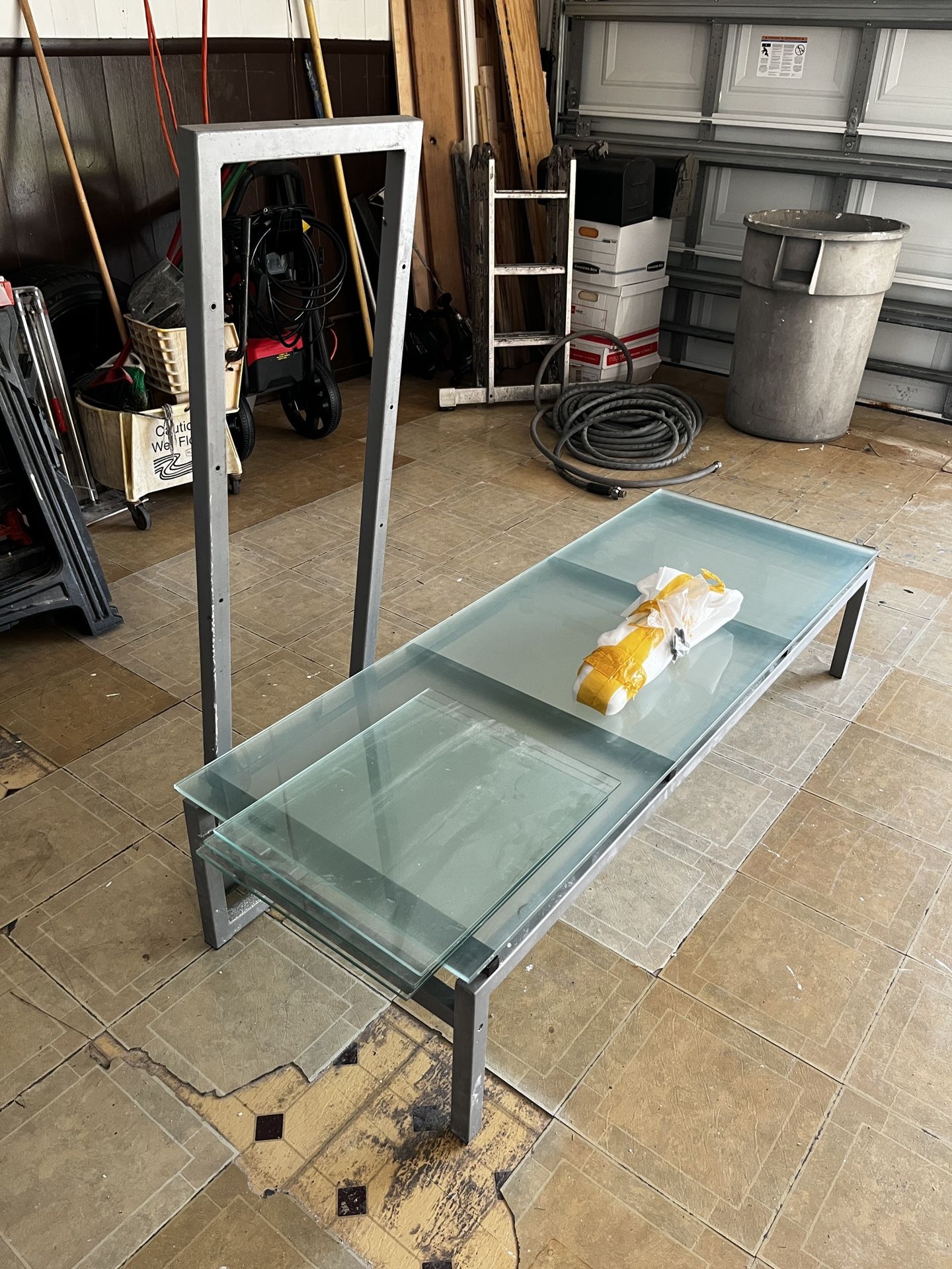 Entertainment Tempered Glass Table