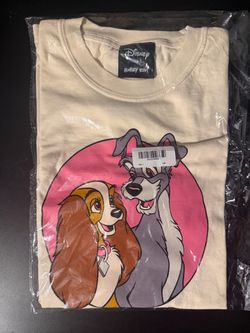 Disney x Bobby Kim Hundreds Lady and the Tramp T-Shirt Size Large
