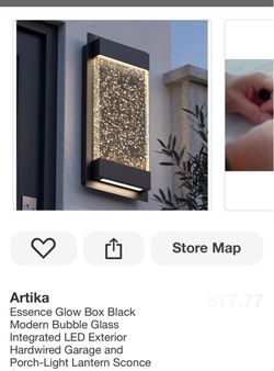 Artika Essence Glow Box Wall Light