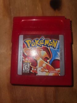 Pokémon Red Version Game Boy Cartridge
