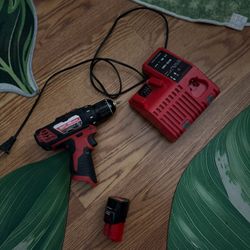 Milwaukee Drill With Charger