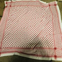 red&white tapestry/scarf/table cloth