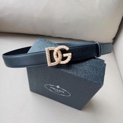 Dolce Gabbana Leather Belt New 